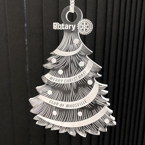 Rotary Customized Acrylic or Wood Rotary Ornaments